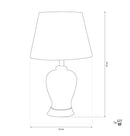 Debre Dark Antique Green Porcelain Lampshade - Heka Lighting & Trading Limited
