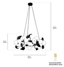 Doha 20's Gold Chandelier - Heka Lighting & Trading Limited