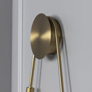 Doradus 10's White Acrylic Globe Brushed Brass Led Wall Sconce - Heka Lighting & Trading Limited