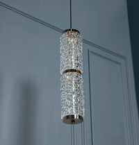Dubbo Double Glass Gold Led Pendant Light Chandelier - Heka Lighting & Trading Limited