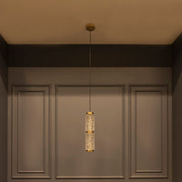Dubbo Double Glass Gold Led Pendant Light Chandelier - Heka Lighting & Trading Limited