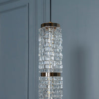 Dubbo Double Glass Gold Led Pendant Light Chandelier - Heka Lighting & Trading Limited