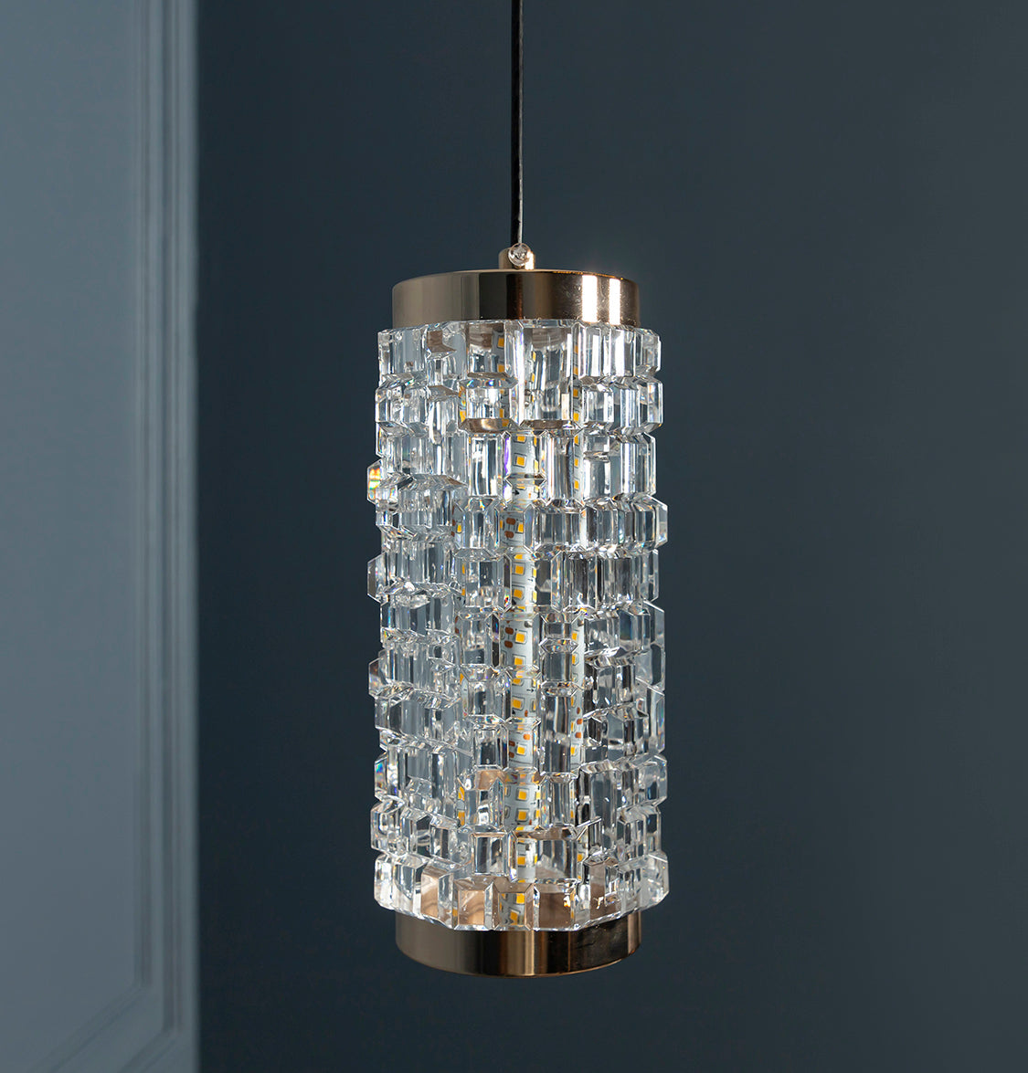 Dubbo Single Glass Gold Led Pendant Light Chandelier - Heka Lighting & Trading Limited