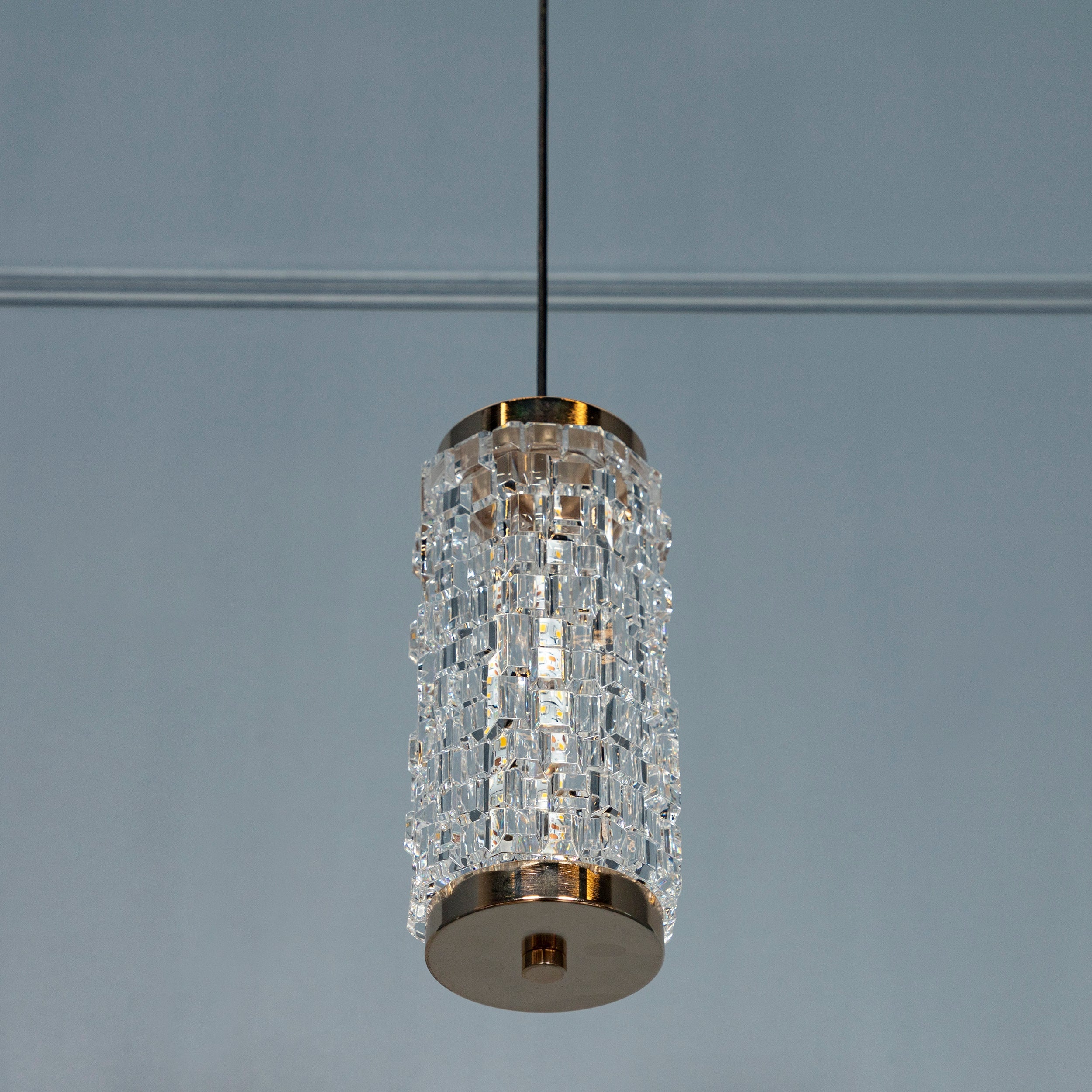 Dubbo Single Glass Gold Led Pendant Light Chandelier - Heka Lighting & Trading Limited