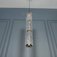 Dubbo Triple Glass Gold Led Pendant Light Chandelier - Heka Lighting & Trading Limited