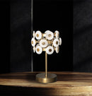 Efes Marble Brushed Brass Table Lamp - Heka Lighting & Trading Limited