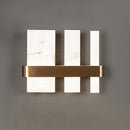 Ekho Marble Brushed Brass Led Wall Sconce - Heka Lighting & Trading Limited