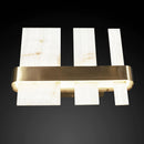 Ekho Marble Brushed Brass Led Wall Sconce - Heka Lighting & Trading Limited