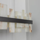Ekho Marble Platinum Dining Table Pendant Light Chandelier 120 Cm - Heka Lighting & Trading Limited