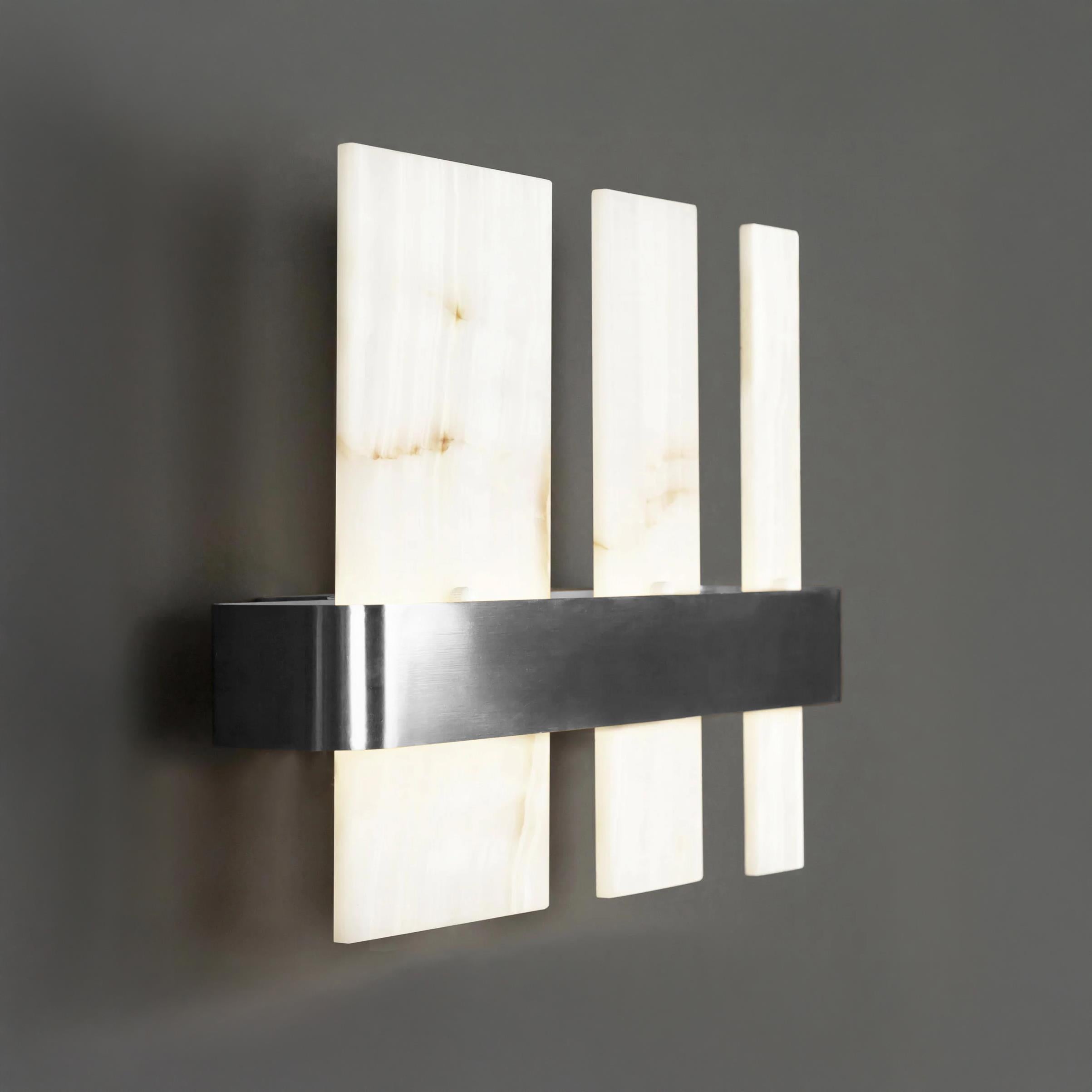 Ekho Marble Platinum Wall Sconce - Heka Lighting & Trading Limited