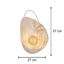 Erciyes White Antique Marble Wall Sconce - Heka Lighting & Trading Limited