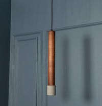 Tochi Big Wooden Concrete Gu10 Pendant Light - Heka Lighting & Trading Limited