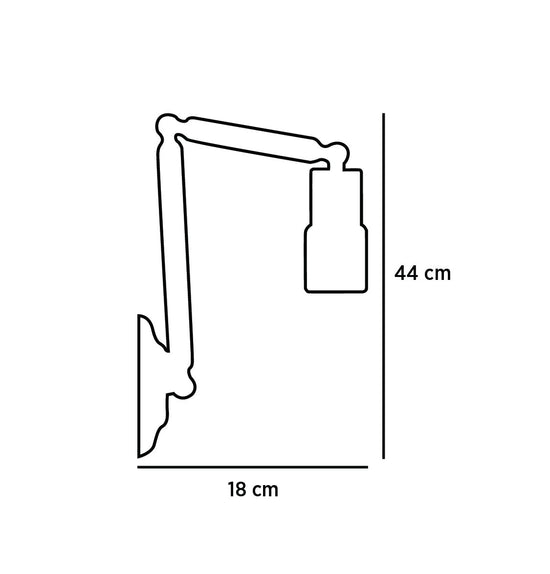 Tochi Wood Concrete E27 Wall Sconce