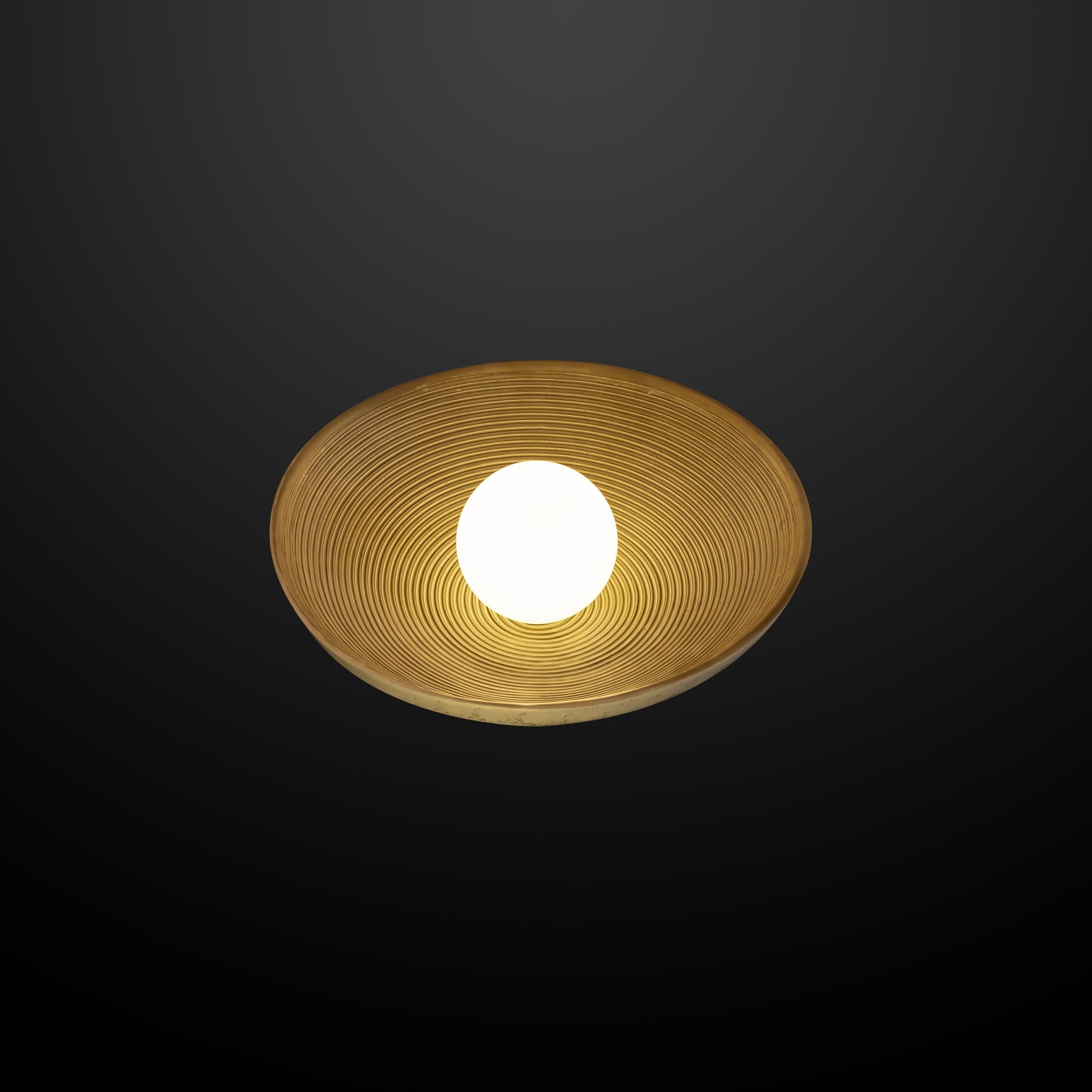 Flora Brown Ceramic Opal Glass Wall Sconce 26 Cm - Heka Lighting & Trading Limited