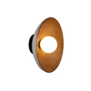 Flora Brown Ceramic Opal Glass Wall Sconce 26 Cm - Heka Lighting & Trading Limited