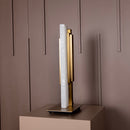 Gabon Marble Brushed Brass Table Lamp - Heka Lighting & Trading Limited