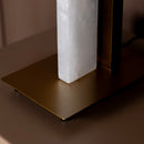 Gabon Marble Brushed Brass Table Lamp - Heka Lighting & Trading Limited