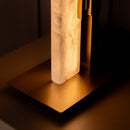 Gabon Marble Brushed Brass Table Lamp - Heka Lighting & Trading Limited