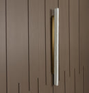 Gabon Marble Brushed Brass Wall Sconce 128 Cm - Heka Lighting & Trading Limited