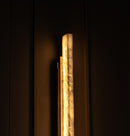Gabon Marble Brushed Brass Wall Sconce 128 Cm - Heka Lighting & Trading Limited