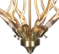 Galata 6-Piece Antique Glass Chandelier - Heka Lighting & Trading Limited