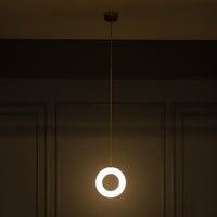 Gamba Antique White Marble Led Pendant Light Chandelier 20 Cm - Heka Lighting & Trading Limited