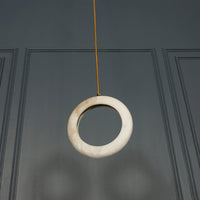 Gamba Antique White Marble Led Pendant Light Chandelier 25 Cm - Heka Lighting & Trading Limited