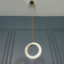 Gamba Antique White Marble Led Pendant Light Chandelier 25 Cm - Heka Lighting & Trading Limited