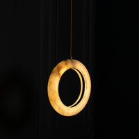 Gamba Antique White Marble Led Pendant Light Chandelier 25 Cm - Heka Lighting & Trading Limited