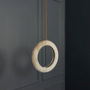 Gamba Antique White Marble Led Pendant Light Chandelier 25 Cm - Heka Lighting & Trading Limited