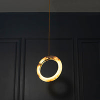 Gamba Antique White Marble Led Pendant Light Chandelier 30 Cm - Heka Lighting & Trading Limited