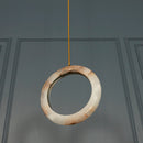 Gamba Antique White Marble Led Pendant Light Chandelier 30 Cm - Heka Lighting & Trading Limited