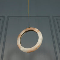 Gamba Antique White Marble Led Pendant Light Chandelier 30 Cm - Heka Lighting & Trading Limited