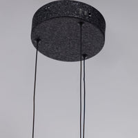 Gambia Honey Glass Black Pendant Light Chandelier 36 Cm - Heka Lighting & Trading Limited