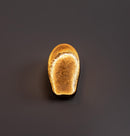 Gambia Honey Glass Black Wall Sconce 26 Cm - Heka Lighting & Trading Limited