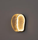 Gambia Honey Glass Black Wall Sconce 26 Cm - Heka Lighting & Trading Limited