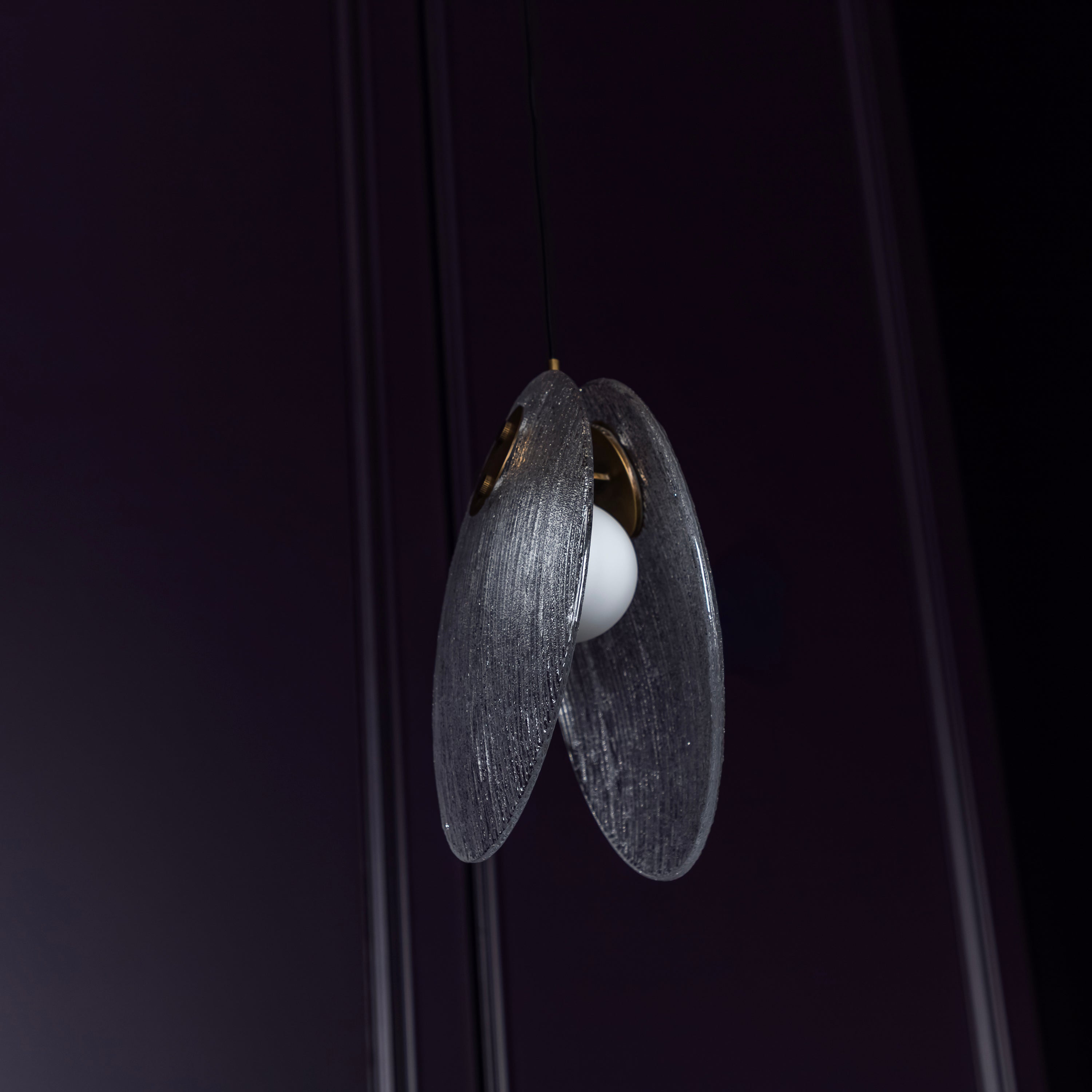 Gana Two White Frosted Glass Antique Pendant Light 22 Cm - Heka Lighting & Trading Limited