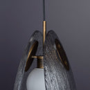 Gana Two White Frosted Glass Antique Pendant Light 22 Cm - Heka Lighting & Trading Limited