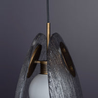 Gana Two White Frosted Glass Antique Pendant Light 22 Cm - Heka Lighting & Trading Limited