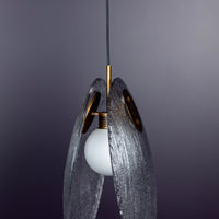 Gana Two White Frosted Glass Antique Pendant Light 22 Cm - Heka Lighting & Trading Limited