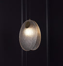 Gana Two White Frosted Glass Antique Pendant Light 32 Cm - Heka Lighting & Trading Limited