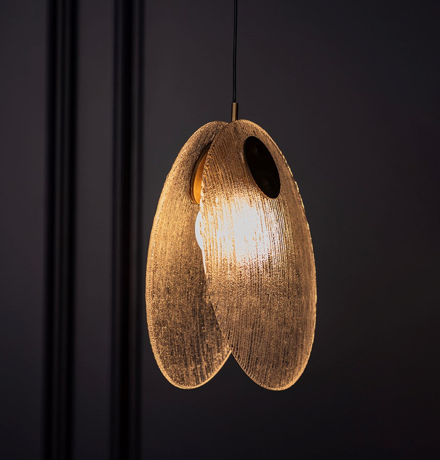 Gana Two White Frosted Glass Antique Pendant Light 32 Cm - Heka Lighting & Trading Limited