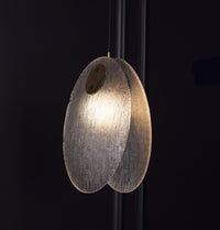 Gana Two White Frosted Glass Antique Pendant Light 43 Cm - Heka Lighting & Trading Limited