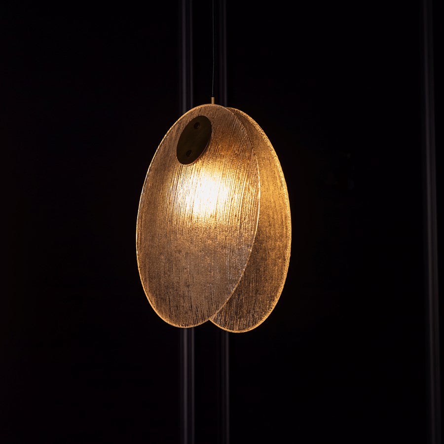Gana Two White Frosted Glass Antique Pendant Light 43 Cm - Heka Lighting & Trading Limited