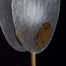 Gana Two White Frosted Glass Brushed Brass Floor Lamp - Heka Lighting & Trading Limited