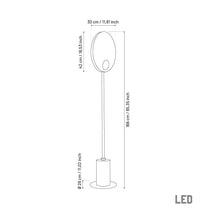 Gana Two White Frosted Glass Brushed Brass Floor Lamp - Heka Lighting & Trading Limited