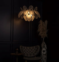 Gana White Frosted Glass Antique Chandelier 70 Cm - Heka Lighting & Trading Limited