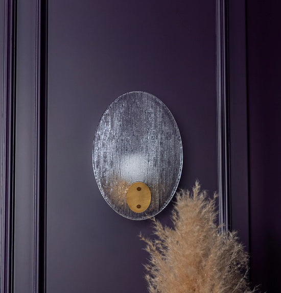 Gana White Frosted Glass Antique Wall Sconce