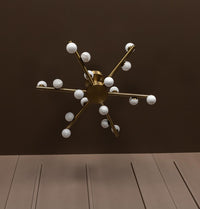 Gine Marble Bulk Antique Chandelier 65 Cm - Heka Lighting & Trading Limited