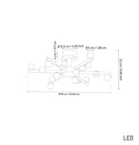 Gine Marble Bulk Antique Chandelier 65 Cm - Heka Lighting & Trading Limited